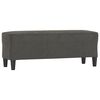 vidaXL Klupa tamnosiva 100 x 35 x 41 cm bar&scaron;unasti