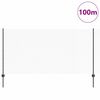 vidaXL Ograda s postovima Siva 1,2 x 100 m Čelik i PVC