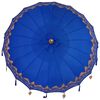vidaXL Baline&scaron;ki Parasol Plava 185 x 185 x 260 cm