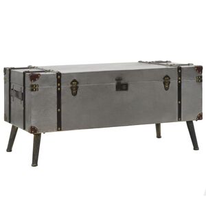 vidaXL Stol za kavu od MDF-a i aluminija 102 x 51 x 47,5 cm