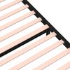 vidaXL Okvir za krevet od masivnog drva crni 75 x 190 cm mali