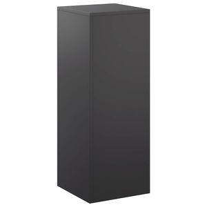 vidaXL Stalak za biljke Crna 30 x 30 x 80 cm Čelik