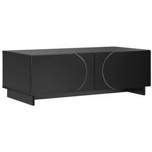 vidaXL Stolić za kavu Crna 102 x 50,5 x 35 cm Konstruirano drvo