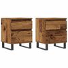 vidaXL Noćni ormarići 2 kom Staro drvo 40x35x50 cm Konstruirano drvo