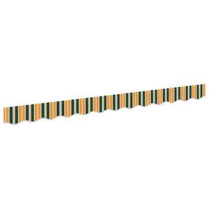 vidaXL Zamjena za rub tende Zelena i žuta 230 x 20 cm Poliester