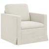 vidaXL Sofa Krema 78 x 78 x 80 cm Bar&scaron;un