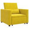 vidaXL Sofa na razvlačenje Singl Žuta Bar&scaron;un