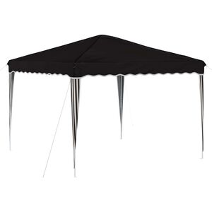 vidaXL Rastezljivi &scaron;ator za zabave 288 x 288 x 245 cm Crna