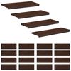 vidaXL Step treads 20 kom. 80 x 30 x 2 cm Tamno smeđa