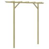vidaXL Vrtna pergola 205 x 40 x 203 cm drvena