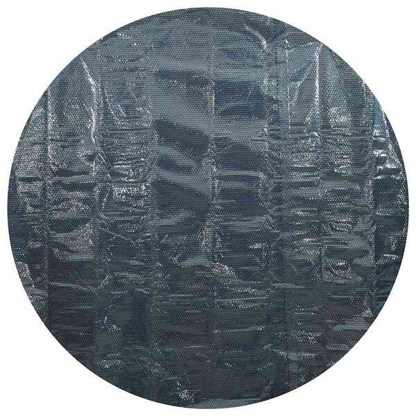 vidaXL Plutajući PE solarni pokrov za bazen 527 cm crno-plavi