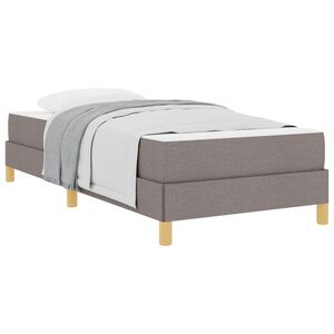 vidaXL Krevet s opruga kutije Sivo-smeđa 80 x 200 cm tkanina