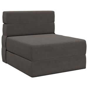 vidaXL Sofa na razvlačenje Tamnosiva 70 x 72 x 60 cm Tkanina