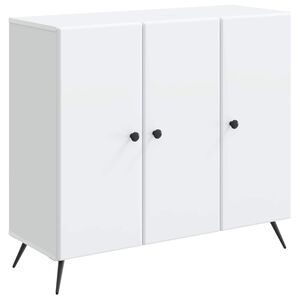 vidaXL Kreveta Bijela 89 x 34,5 x 80 cm Konstruirano drvo