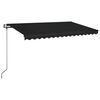 vidaXL Tenda na automatsko uvlačenje 400 x 350 cm antracit