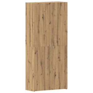 vidaXL Ormar za cipele 80 x 35.5 x 180 cm Konstruirano drvo Smeđa