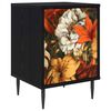 vidaXL Noćni ormar GENNEP Crni hrast 36 x 33 x 51 cm Konstruirano drvo