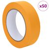 vidaXL Trake za maskiranje slikara 50 pcs Žuta 30mm x 50m Papir