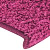 vidaXL Prostirke za stepenice 15 kom 65x21x4 cm roze pravokutni rub