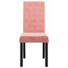 vidaXL Blagovaonske stolice 2 kom ružičaste bar&scaron;unaste