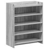 vidaXL Ormar za cipele Siva Sonoma 73,5 x 36 x 92 cm Konstruirano drvo