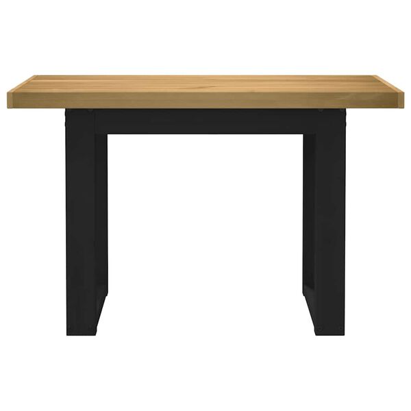 vidaXL Radni stol NOAIN Noge u obliku slova U puno drvo bor