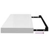vidaXL Plutajuće zidne police 4 kom sjajne bijele 60x23,5x3,8 cm MDF
