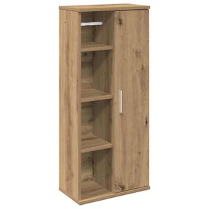 vidaXL Kupaonski ormarić s držačem za role boja hrasta 39x22x90 cm
