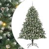 vidaXL Umjetno božićno drvce Zelena 240 cm PVC, Plastika i Čelik