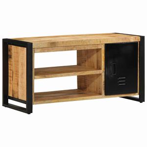 vidaXL Klupa za cipele Smeđa 100 x 40 x 50 cm Čvrsto drvo manga