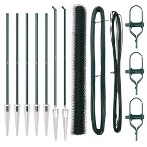 vidaXL Stup za ogradu Zelena