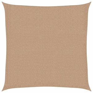 vidaXL Jedro za za&scaron;titu od sunca 160 g/m&sup2; smeđe-sivo 3 x 3 m HDPE