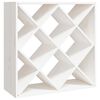 vidaXL Ormarić za vino bijeli 62 x 25 x 62 cm od masivne borovine