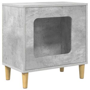 vidaXL Mačja Kuća Beton 51 x 30 x 52 cm Konstruirano drvo