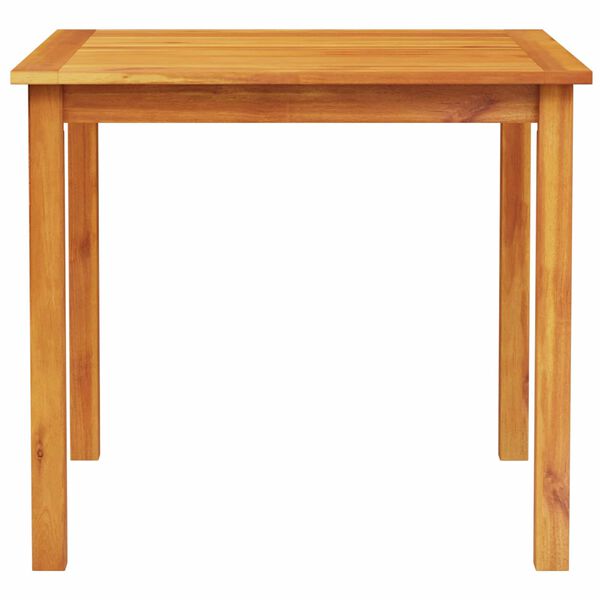 vidaXL Vrtni set za objed 5 pcs Smeđa Masivno bagremovo drvo