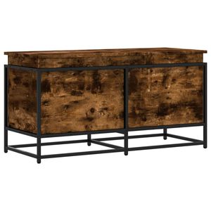 vidaXL Kutija za pohranu s poklopcem 100x40x51,5 cm konstruirano drvo