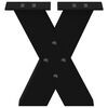vidaXL Noge za klub stolić u obliku slova X, 2 kom, crne, 30 x (30-31) cm, čelik