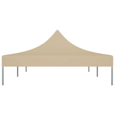 vidaXL Krov za šator za zabave 6 x 3 m bež 270 g/m²