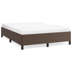 vidaXL Okvir za krevet smeđi 140x200 cm od umjetne kože
