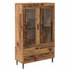 vidaXL Highboard Staro drvo 69,5 x 31 x 115 cm Konstruirano drvo