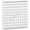 vidaXL Gabion s žicom debljine 3,5 mm i mrežom 5x5 cm 50x10x50 cm