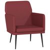 vidaXL Fotelja crvena boja vina 61 x 78 x 80 cm od umjetne kože