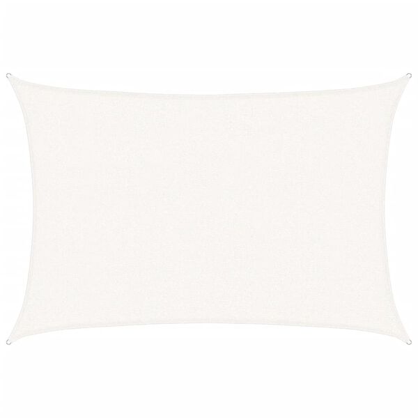 vidaXL Jedro za za&scaron;titu od sunca 160 g/m&sup2; bijelo 2,5 x 3,5 m HDPE