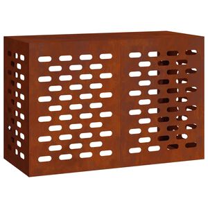 vidaXL Pokrov za klima uređaj Rđa 90 x 40 x 60 cm