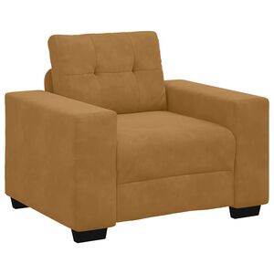 vidaXL Sofa fotelja smeđa 100x78x80 cm bar&scaron;un
