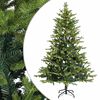 vidaXL Umjetno božićno drvce s nogom 150 cm 150 LED lampica