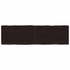 vidaXL Stolna ploča tamnosmeđa 140x40x(2-4) cm obrađena hrastovina
