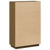 vidaXL Visoka komoda boja meda 74 x 35 x 117 cm od masivne borovine