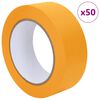 vidaXL Trake za maskiranje slikara 50 pcs Žuta 38mm x 50m Papir