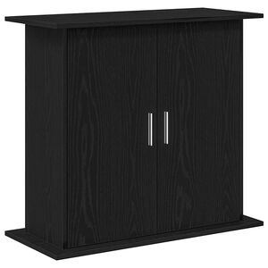 vidaXL Stalak za akvarij crni hrast 81x36x73 cm Konstruirano drvo